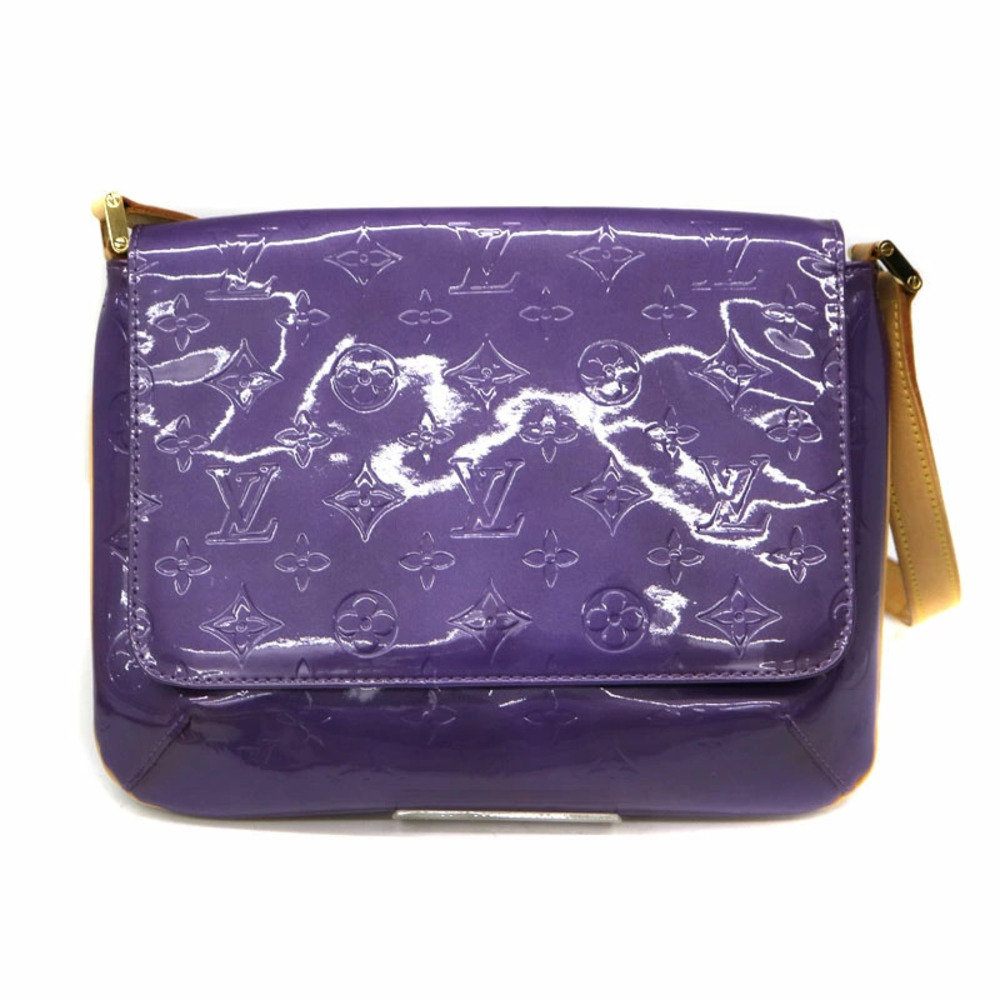 LOUIS VUITTON Thompson Street Vernis Shoulder Bag Patent Vernis Purple LV